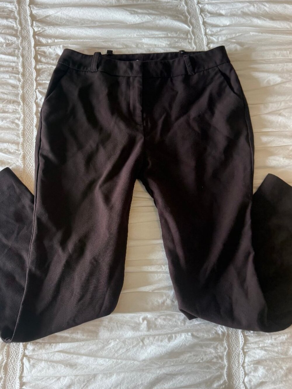 Chicos Brown Low Rise Trousers